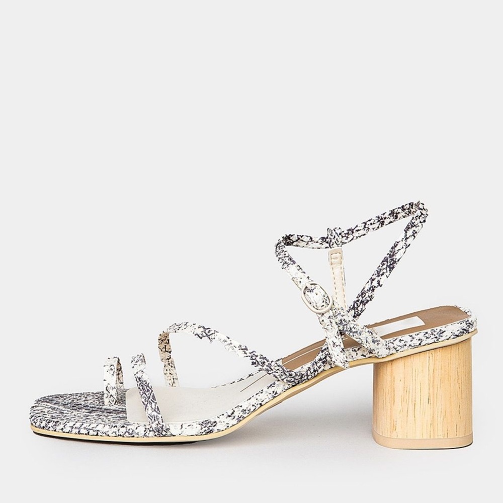 DV Zyda Heels in Stone Snake - Picture 4 of 7